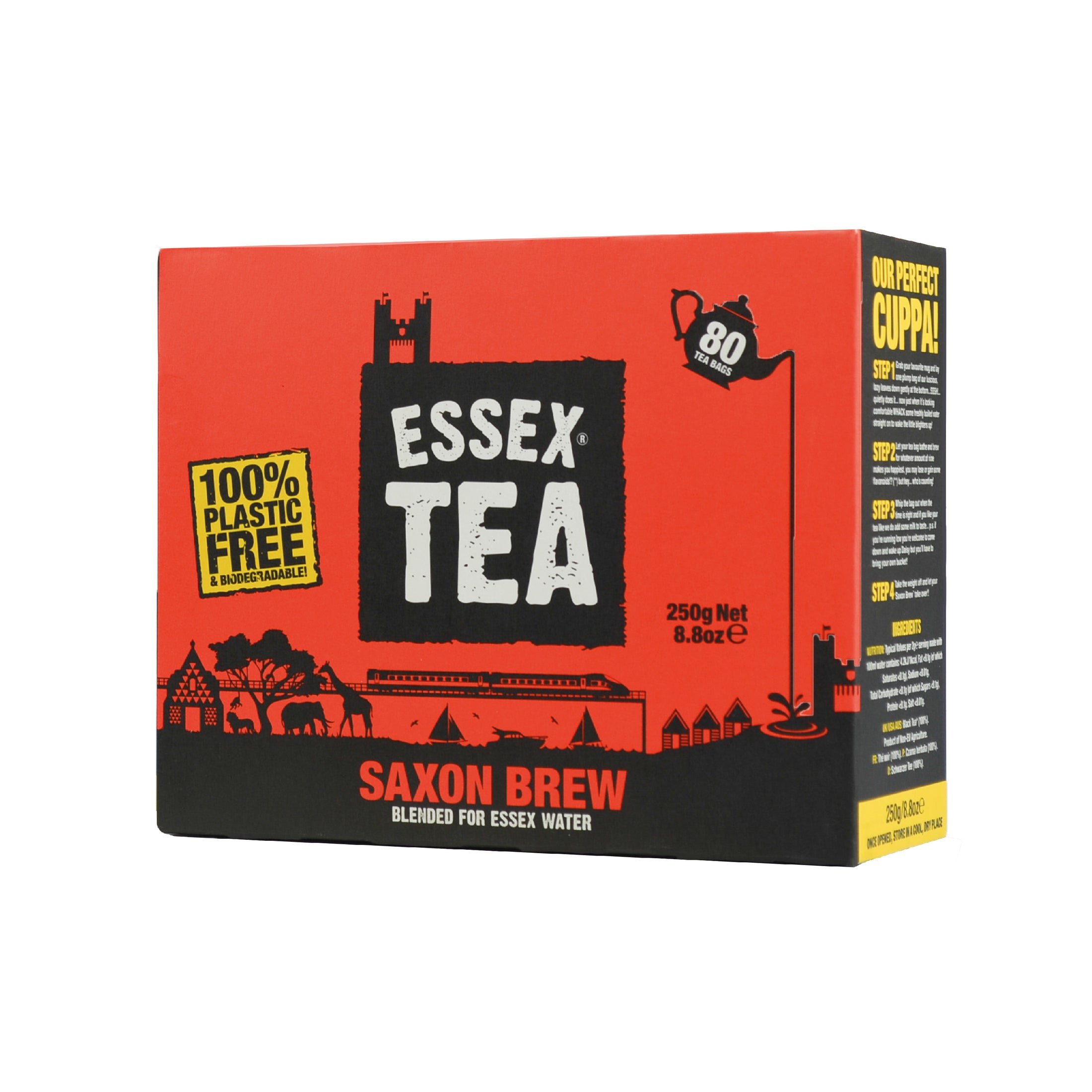 Essex Tea Saxon Brew 80 Teabags